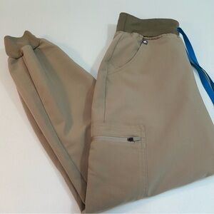 Figs Women’s Zamora Technical Collection Jogger Scrub Pants PO#2411 Sandstone